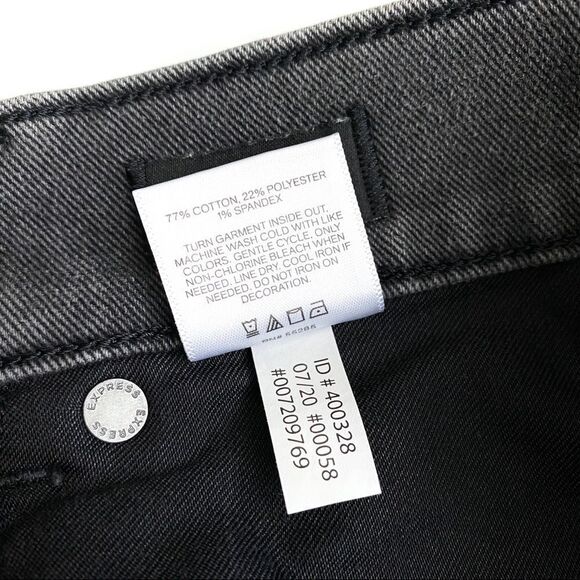 NWT Super High Waist Beaded Side Slim Jeans express Womens pants leggings sequin - Picture 15 of 16